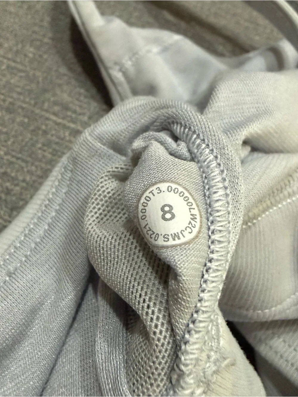 lululemon athletica Light Gray Camo Sports Bra